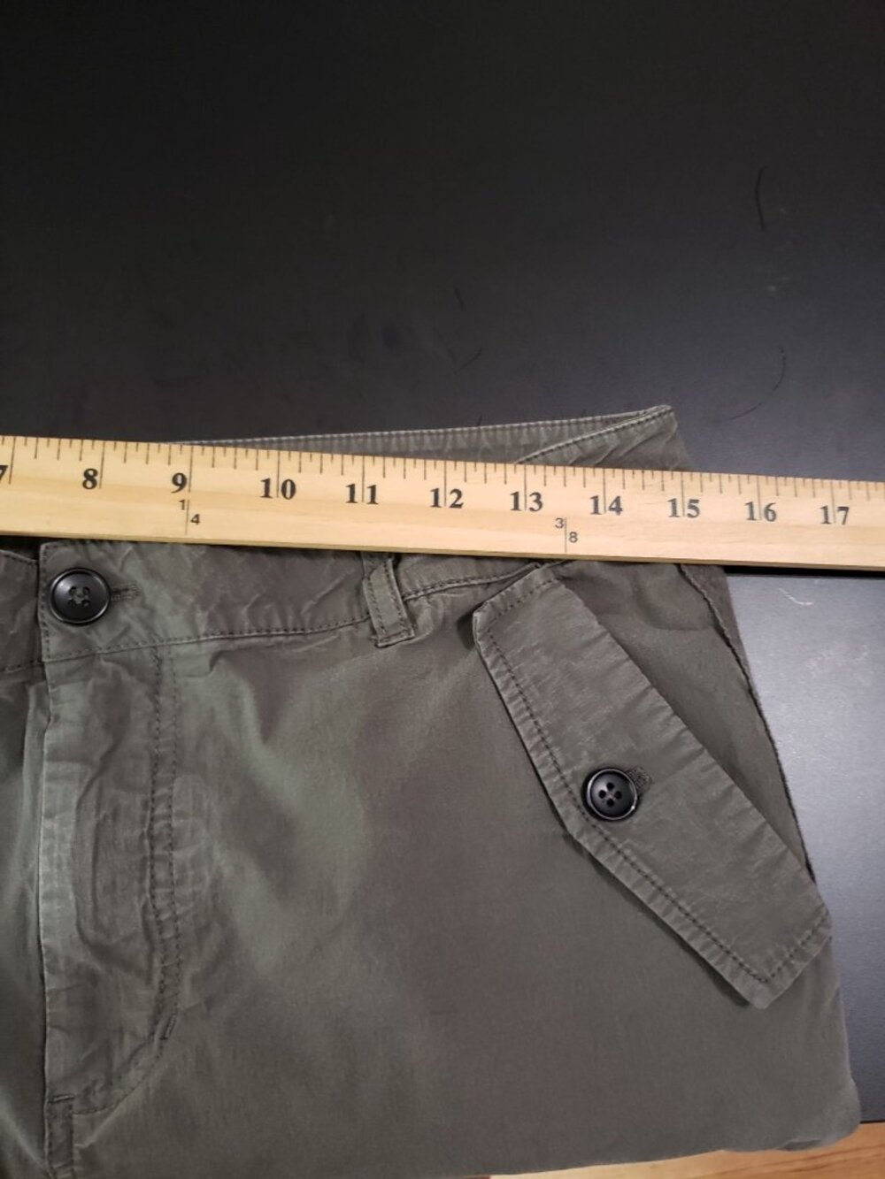 Hayes Women’s Cargo Jogger Pants Utility Tapered Leg Olive/Green Medium - Picture 7 of 10